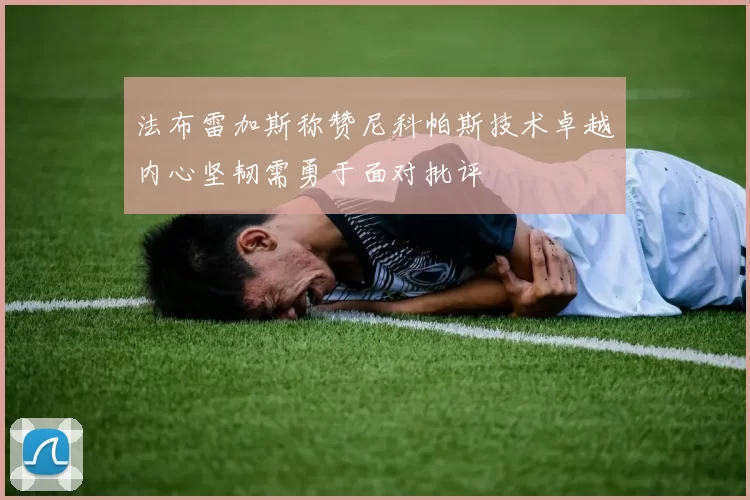 法布雷加斯称赞尼科帕斯技术卓越内心坚韧需勇于面对批评